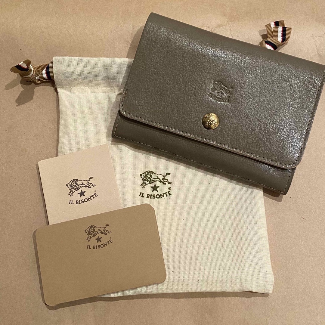 IL BISONTE - 折り財布 ミニ財布 二つ折り財布 コインケース 小銭入れ