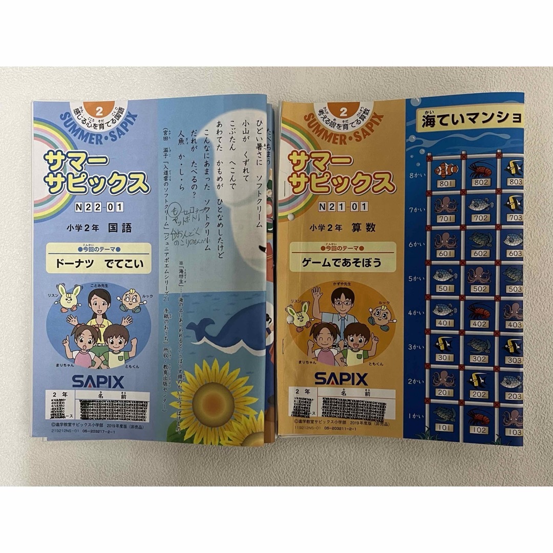 サピックス ディリー　2年生  教材   テキスト　全42回フルセット エンタメ/ホビーの本(語学/参考書)の商品写真