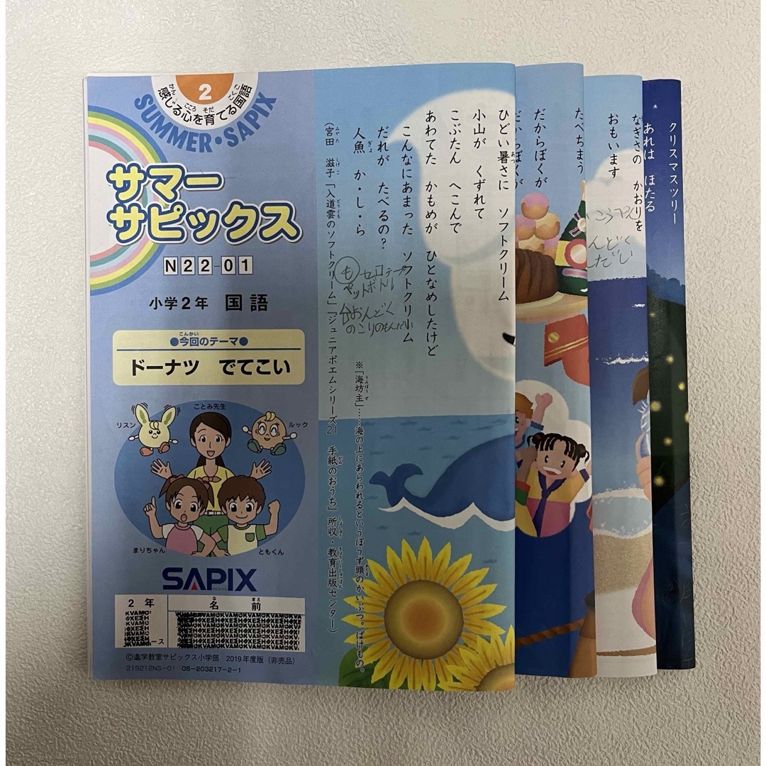 サピックス ディリー　2年生  教材   テキスト　全42回フルセット エンタメ/ホビーの本(語学/参考書)の商品写真