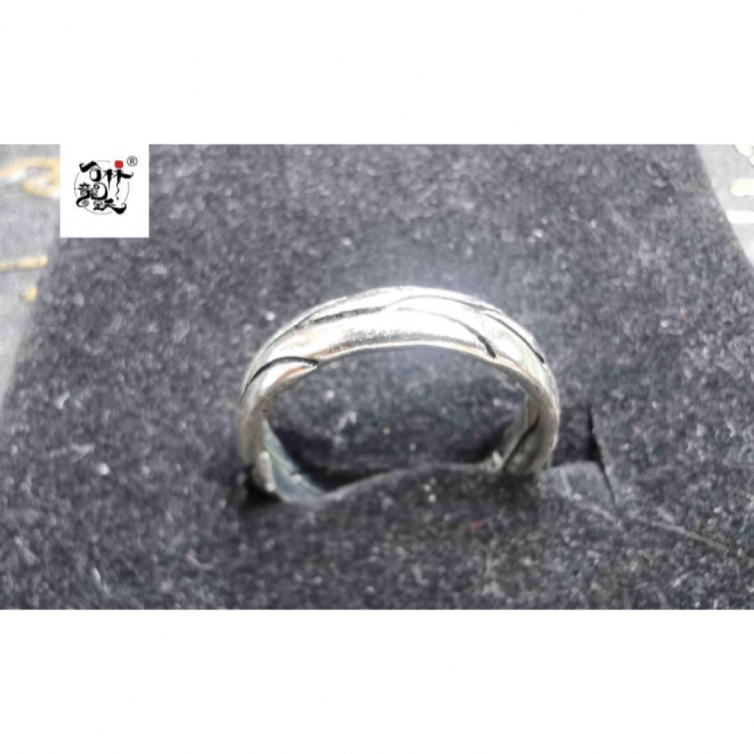 泰銀　レトロ　個性　クラックスタイル　開口　指輪　リング レディースのアクセサリー(リング(指輪))の商品写真