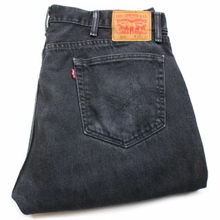 リーバイス(Levi's)のメキシコ製 Levi'sリーバイス 505 ブラック デニムパンツ w40 L29★SDP2223 ジーンズ ストレート オーバーサイズ ビッグサイズ(デニム/ジーンズ)