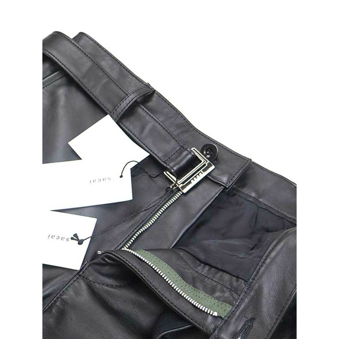 sacai - sacai サカイ 22AW LEATHER PANTS カウハイドベルテッド sacai - sacai サカイ 22AW LEATHER PANTS カウハイドベルテッド