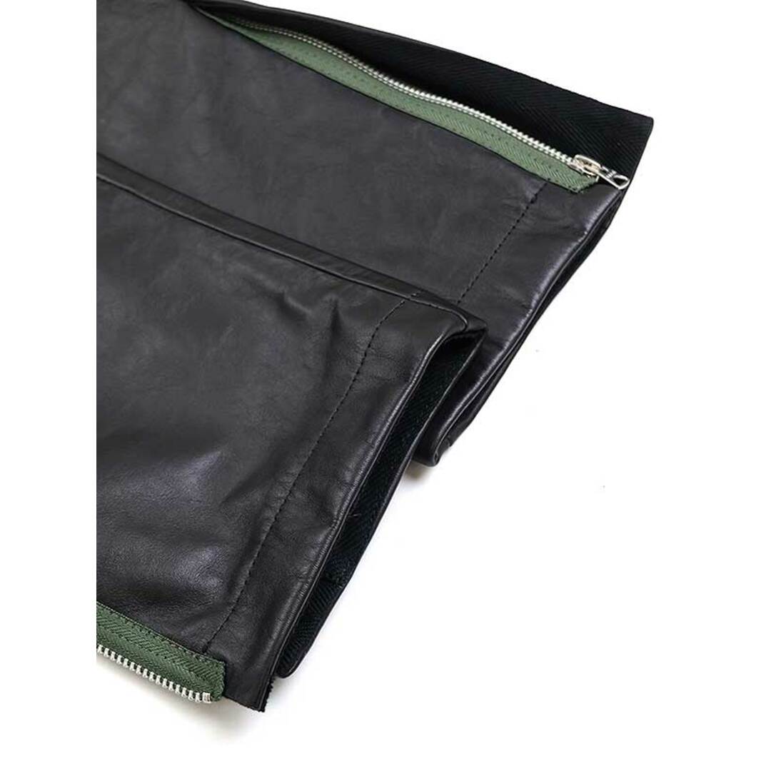 sacai - sacai サカイ 22AW LEATHER PANTS カウハイドベルテッド sacai - sacai サカイ 22AW LEATHER PANTS カウハイドベルテッド