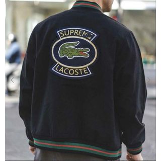 シュプリーム(Supreme)のsupreme Lacoste Wool varsity Jacket Sサイズ(スタジャン)