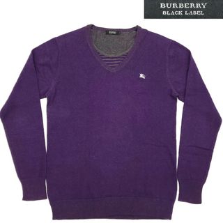 バーバリーブラックレーベル(BURBERRY BLACK LABEL)の廃番★BURBERRY BLACK LABEL★L位3セーター SZJ136(ニット/セーター)