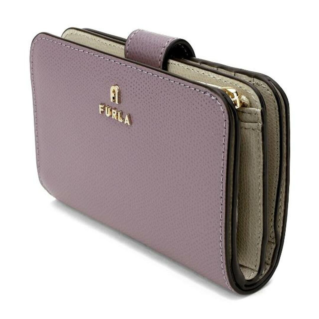 Furla(フルラ)の新品 フルラ FURLA 2つ折り財布 カメリア コンパクトウォレット M アウラ/ぺルラ レディースのファッション小物(財布)の商品写真