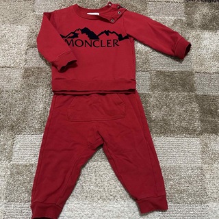 モンクレール(MONCLER)のMONCLER スエット 80cm 上下 セットアップ モンクレール ベビー服(トレーナー)