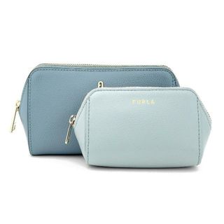 フルラ(Furla)の新品 フルラ FURLA ポーチ カメリア コスメケース M セット セレスティアル/アルテミシア(ポーチ)