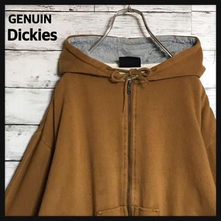 ディッキーズ(Dickies)の【入手困難】ディッキーズ　タグロゴ付きジップパーカー　レア 人気 A733(パーカー)