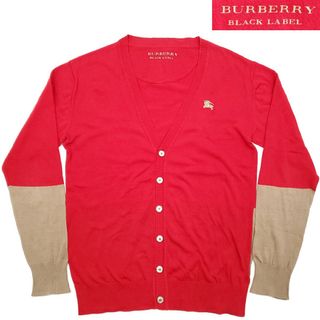 バーバリーブラックレーベル(BURBERRY BLACK LABEL)の廃番★BURBERRY BLACK LABEL★L位3カーディガン SZJ103(カーディガン)