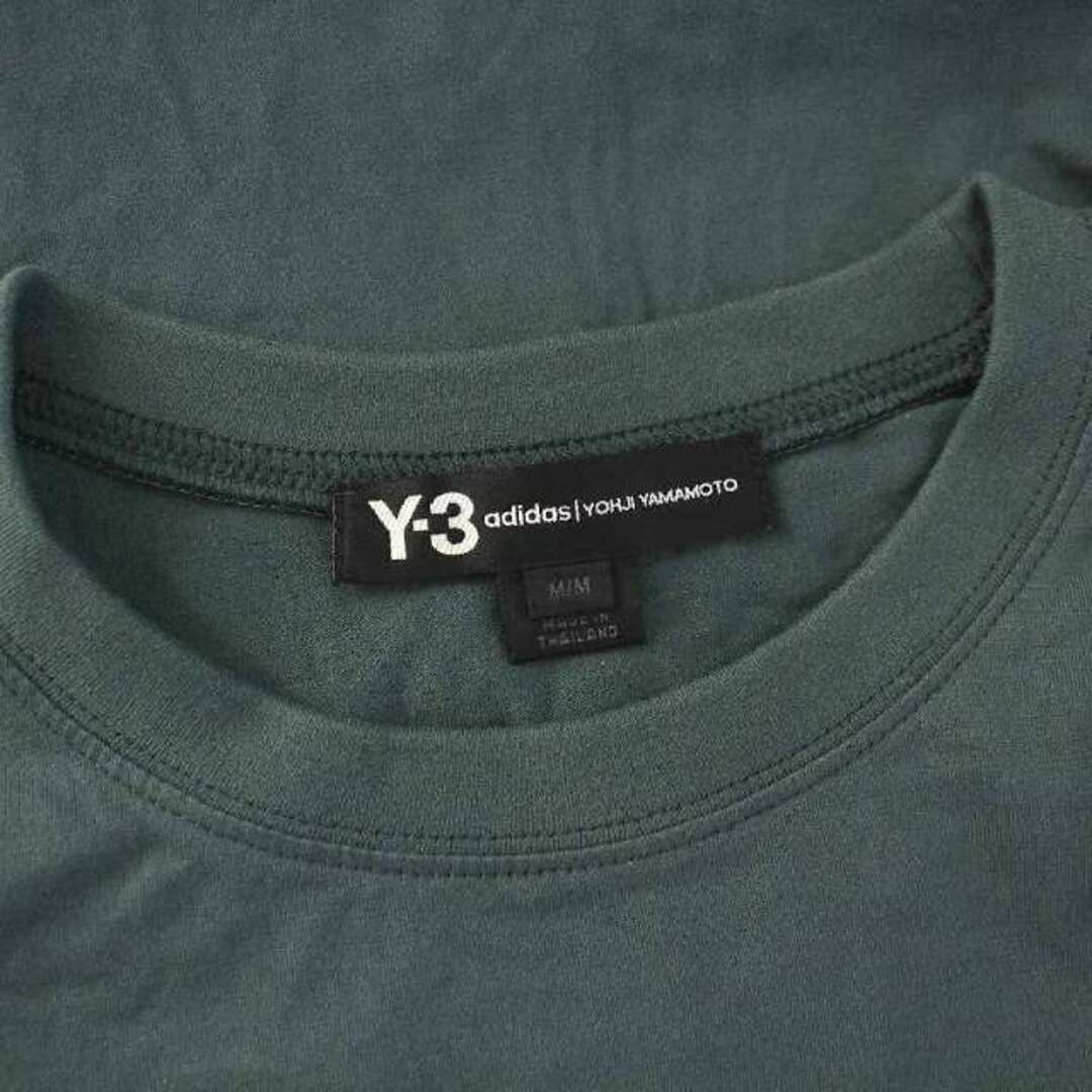 Y-3(ワイスリー)のY-3 adidas ヨウジヤマモト Tシャツ カットソー ロンT 長袖 M 緑 メンズのトップス(Tシャツ/カットソー(七分/長袖))の商品写真