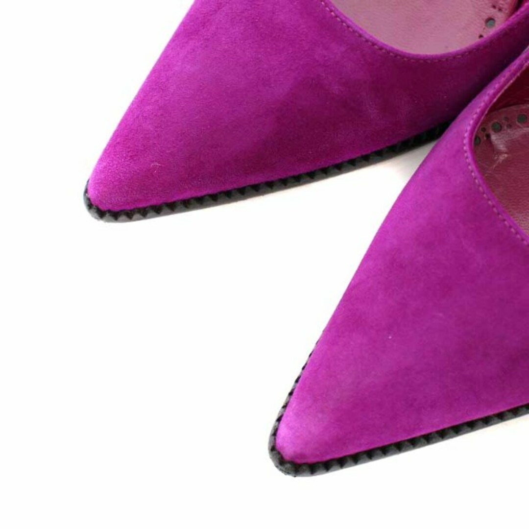 MANOLO BLAHNIK(マノロブラニク)のマノロブラニク PICIUSA SUEDE パンプス 35 22cm 紫 レディースの靴/シューズ(ハイヒール/パンプス)の商品写真