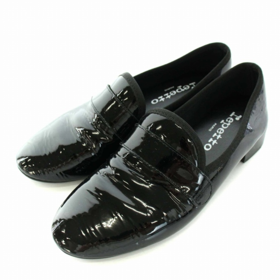 repetto(レペット)のレペット マエストロ ローファー パンプス エナメル ローヒール 靴 36 黒 レディースの靴/シューズ(ローファー/革靴)の商品写真