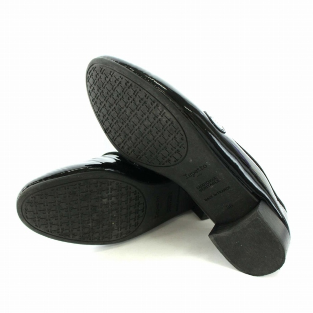 repetto(レペット)のレペット マエストロ ローファー パンプス エナメル ローヒール 靴 36 黒 レディースの靴/シューズ(ローファー/革靴)の商品写真