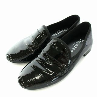 【美品】レペット 36.5(約23㎝）Repetto バレエシューズ　エナメル黒