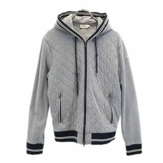 モンクレール マリオーネ トリコット ジップアップ ダウンパーカー  94028 00 94789 メンズ グレー MONCLER  【アパレル・小物】