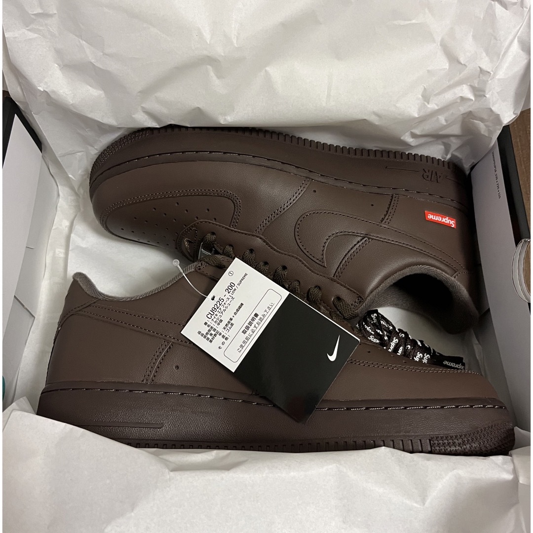 新品未使用！Supreme Air Force 1 Low エアフォース1 茶色