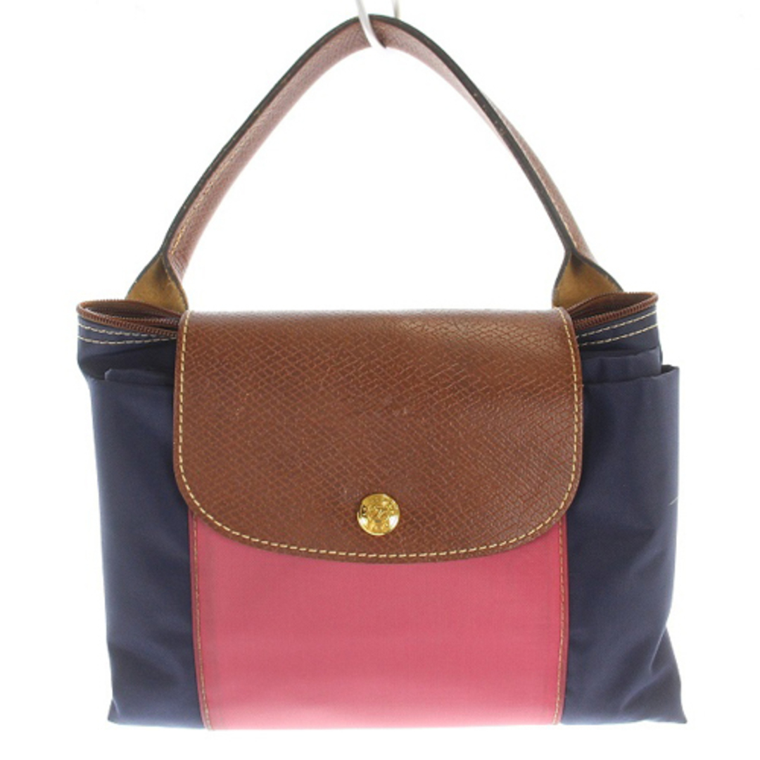 LONGCHAMP ロンシャン ルプリアージュ ネイビー 紺　L