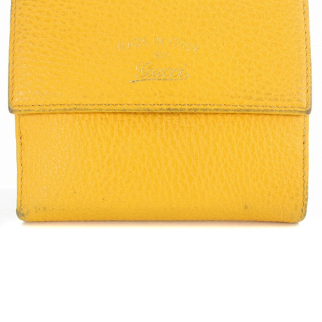 Gucci(グッチ)のグッチ 財布 二つ折り レザー オレンジ レディースのファッション小物(財布)の商品写真