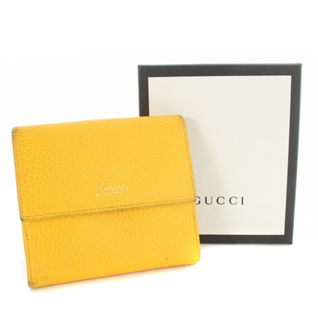 Gucci(グッチ)のグッチ 財布 二つ折り レザー オレンジ レディースのファッション小物(財布)の商品写真