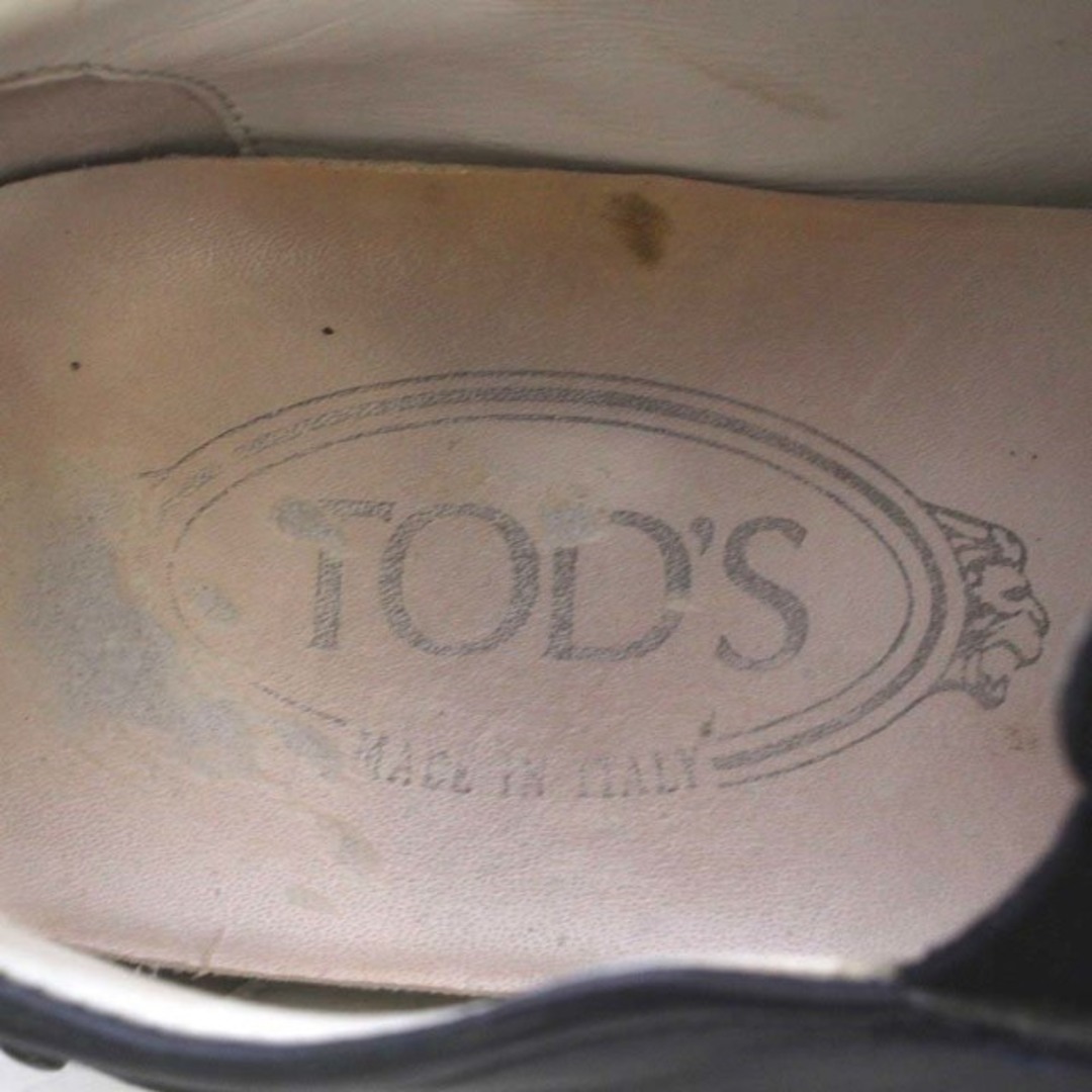 TOD'S(トッズ)のトッズ TOD'S スリッポン スニーカー フリンジ レザー 36 紺 レディースの靴/シューズ(スニーカー)の商品写真