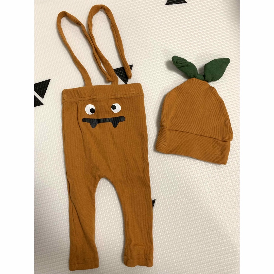 【ikii 】ハロウィン コスチューム パンプキン【6m 60~70cm】 キッズ/ベビー/マタニティのベビー服(~85cm)(ロンパース)の商品写真