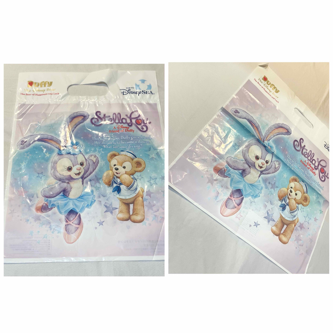Disney(ディズニー)のDISNEY SEA ディズニーシー ダッフィー&ステラルーショップ袋2枚セット レディースのバッグ(ショップ袋)の商品写真