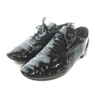 レペット(repetto)のレペット シューズ レースアップ エナメル ローヒール 38 24.0cm 黒(その他)