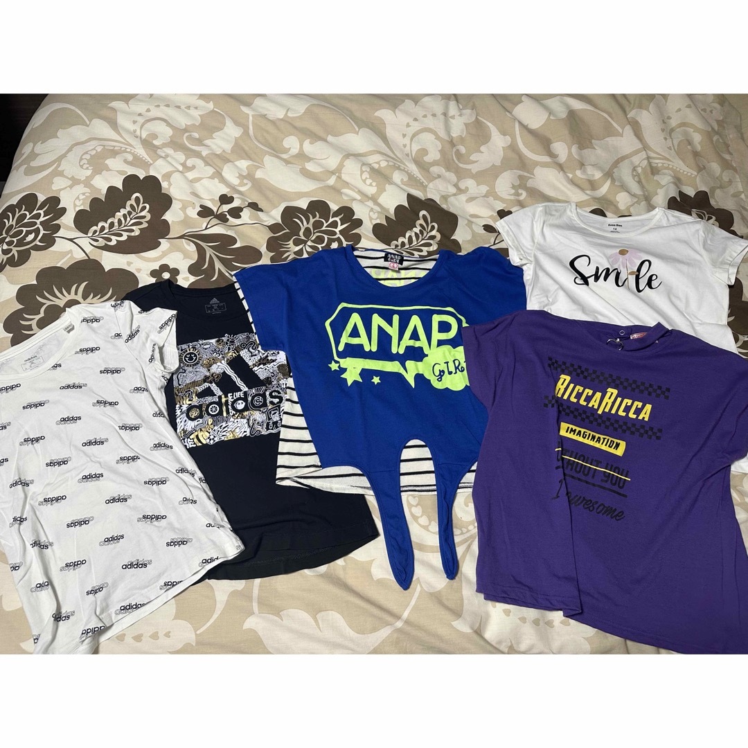 adidas(アディダス)の150〜160 Tシャツ＆タンクトップチュニック キッズ/ベビー/マタニティのキッズ服女の子用(90cm~)(Tシャツ/カットソー)の商品写真