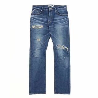 NONNATIVE ノンネイティブ パンツ ヴィンテージ加工 ストレッチ デニムパンツ DWELLER 5P JEANS DROPPED FIT C/P 13oz DENIM STRETCH VW 21AW インディゴ 2 ボトムス ジーンズ ジーパン【メンズ】【美品】