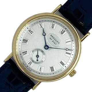 ブレゲ(Breguet)の　ブレゲ Breguet クラシック 3917BA/15/286 シルバー K18イエローゴールド アリゲーター 自動巻き ユニセックス 腕時計(腕時計)