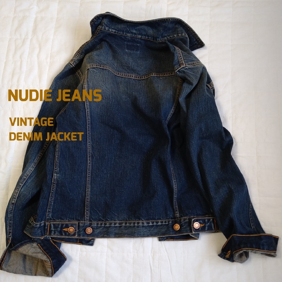 NUDIE JEANS ヴィンテージ色落ちデニムジャケット 新品