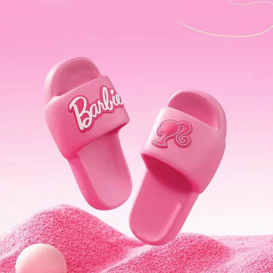 Barbie(バービー)のBarbie バービー 24cm　サンダル　スリッパ　厚底　日本未入荷 レディースの靴/シューズ(サンダル)の商品写真