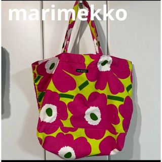 マリメッコ(marimekko)のマリメッコ   トートバッグ ウニッコ ピンク　大きめ(トートバッグ)