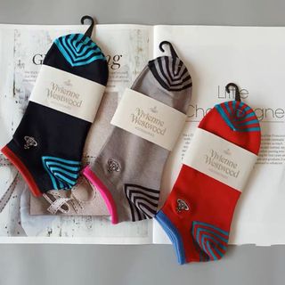 ヴィヴィアンウエストウッド(Vivienne Westwood)の【新品】 ヴィヴィアンウエストウッド 靴下 3点まとめ ソックス socks(ソックス)