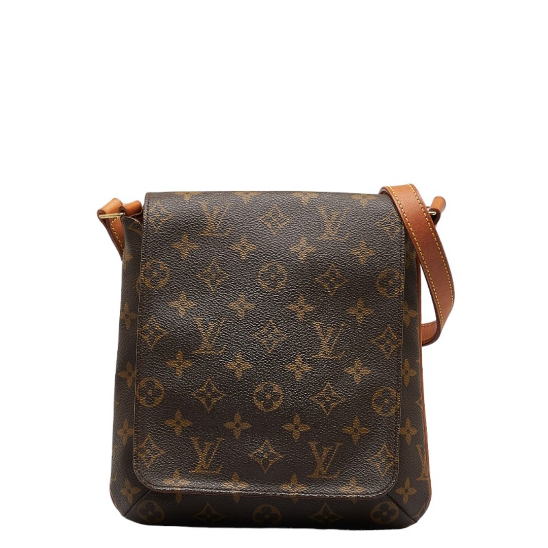 ルイ ヴィトン モノグラム ミュゼットサルサ ショート ショルダーバッグ Ｍ51258 PVC レディース LOUIS VUITTON 【1-0124051】マグネット式内側