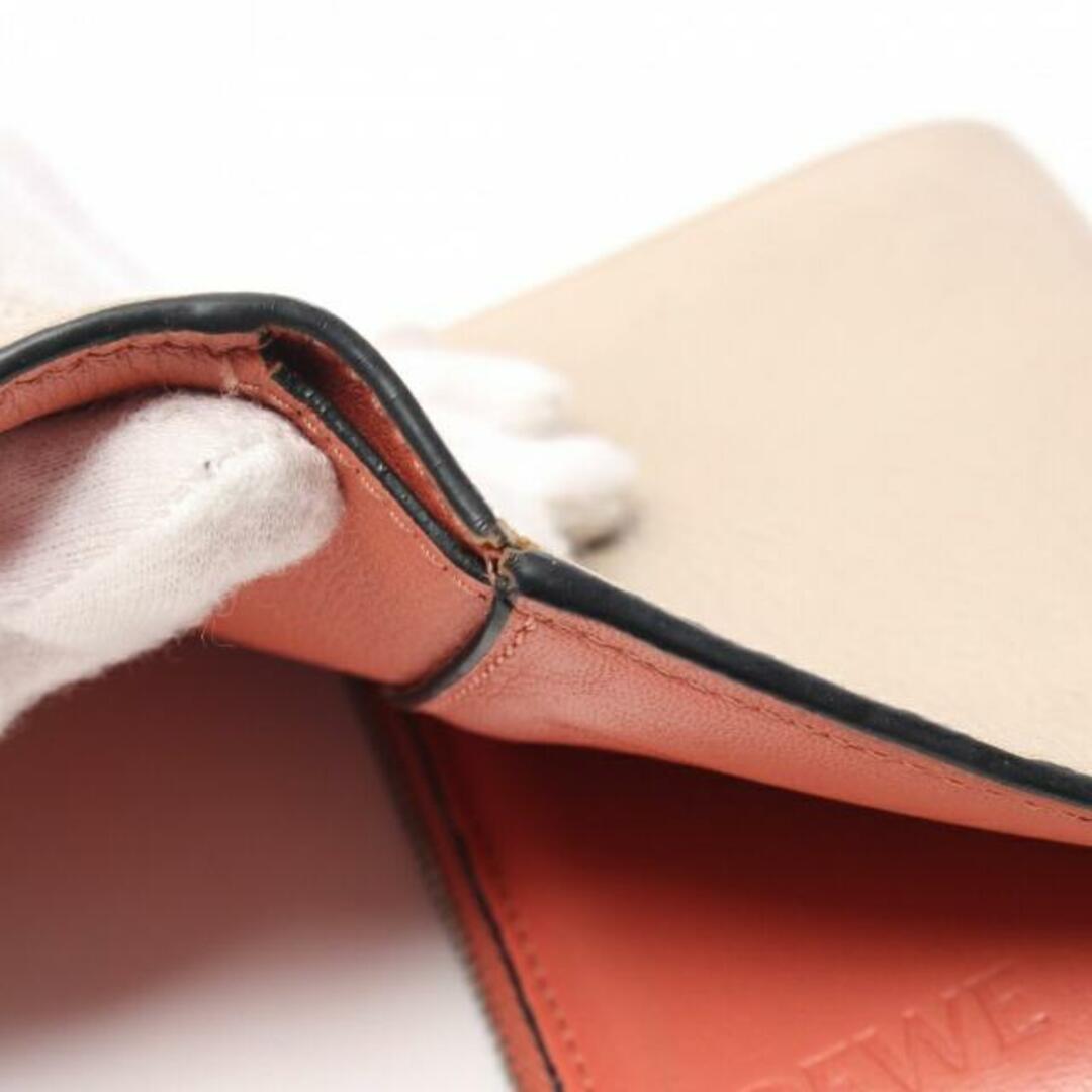 LOEWE(ロエベ)のバーティカル ウォレット スモール 三つ折り財布 レザー グレーベージュ ライトブラウン レディースのファッション小物(財布)の商品写真