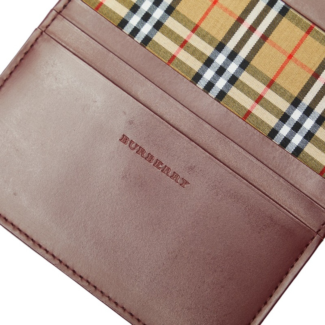 バーバリー ノバチェック カードケース レザー レディース BURBERRY 【1-0125432】