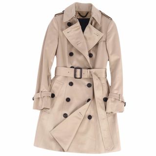 バーバリー(BURBERRY)の極美品 バーバリー プローサム BURBERRY PRORSUM コート トレンチコート 無地 コットン100％ アウター レディース 38(M相当) ベージュ(トレンチコート)