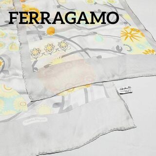 Salvatore Ferragamo - 【極美品】フェラガモ スカーフ シルク100