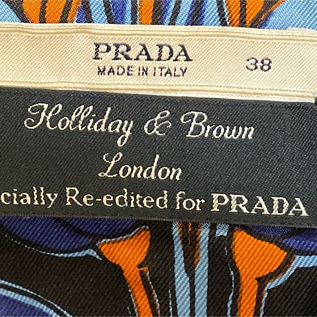 PRADA(プラダ)のPRADA プラダ シルク 長袖 シャツ ブラウス レディースのトップス(シャツ/ブラウス(長袖/七分))の商品写真