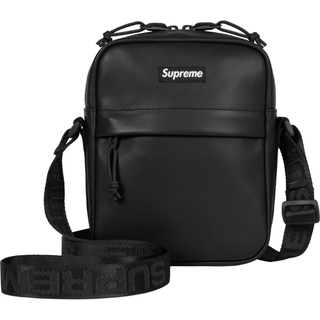 シュプリーム(Supreme)の国内正規品■Supreme Leather Shoulder Bag Black(ショルダーバッグ)