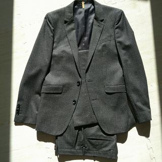 SUIT SELECT　シングルスーツ（グレー＆ネイビー2着セット(セットアップ)