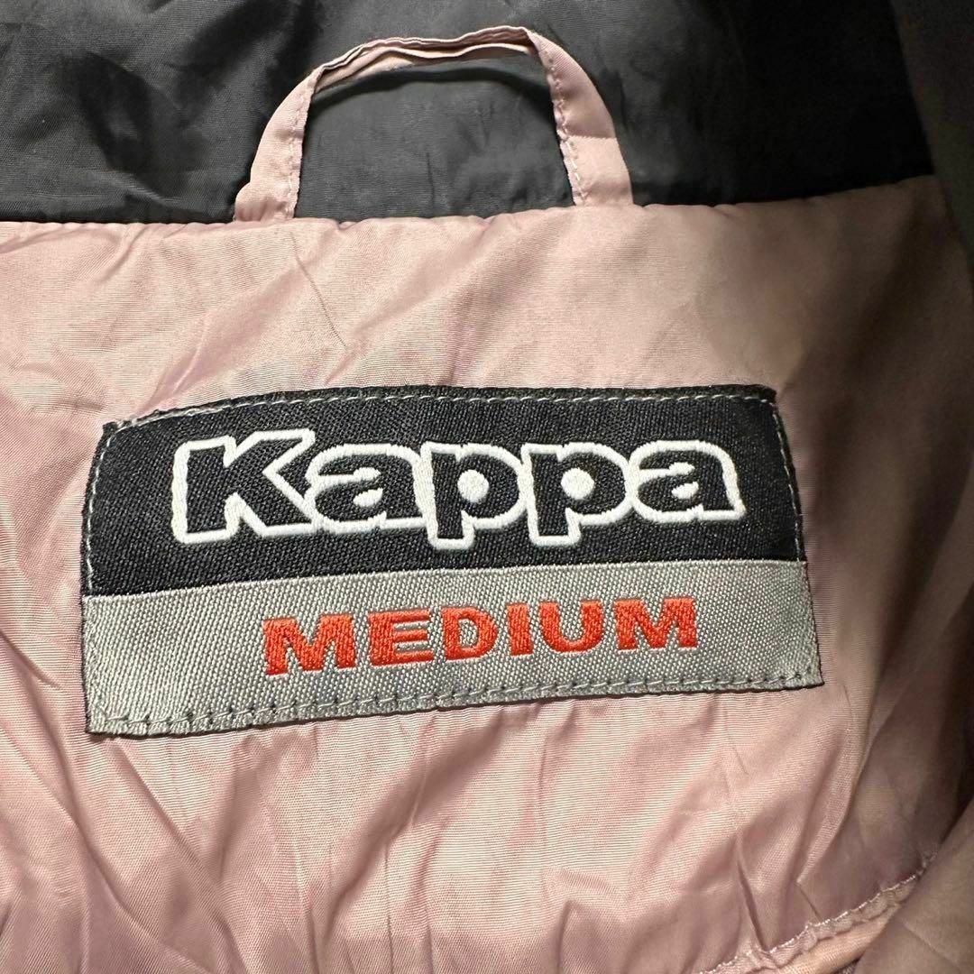 Kappa(カッパ)のkappa カッパ　ダウンジャケット　アウター　コート　ピンク　ワンポイントロゴ メンズのジャケット/アウター(ダウンジャケット)の商品写真