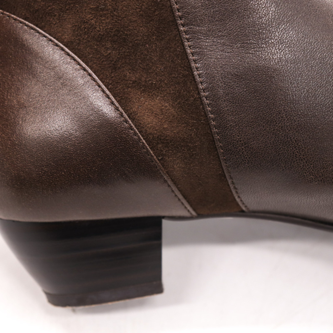 卑弥呼 ショートブーツ 本革 レザー ブランド 靴 シューズ 日本製 レディース 23cmサイズ ブラウン HIMIKO レディースの靴/シューズ(ブーツ)の商品写真