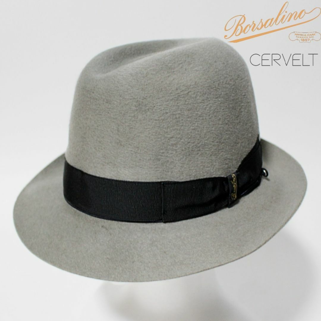 Borsalino - 新品 ボルサリーノ イタリア製 高級セルベルトフェルト