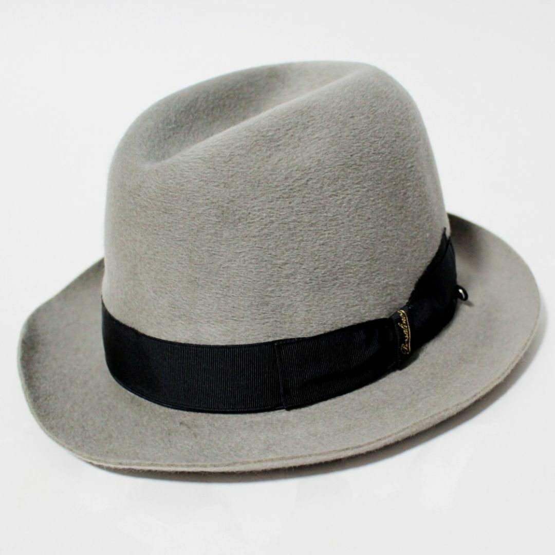 Borsalino(ボルサリーノ)の新品 ボルサリーノ イタリア製 高級セルベルトフェルトハット ５８サイズM相当 メンズの帽子(ハット)の商品写真