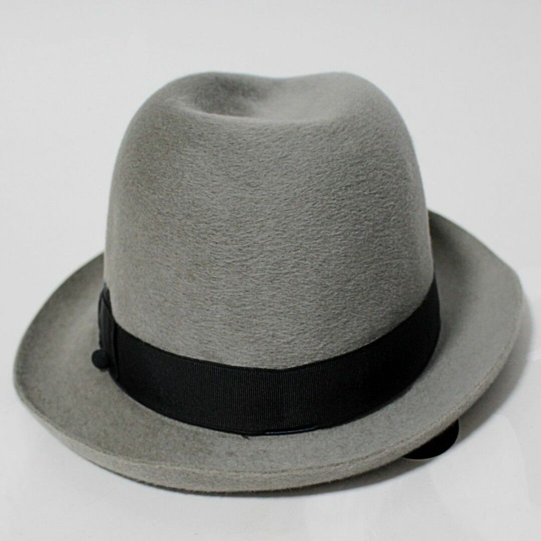 Borsalino(ボルサリーノ)の新品 ボルサリーノ イタリア製 高級セルベルトフェルトハット ５８サイズM相当 メンズの帽子(ハット)の商品写真