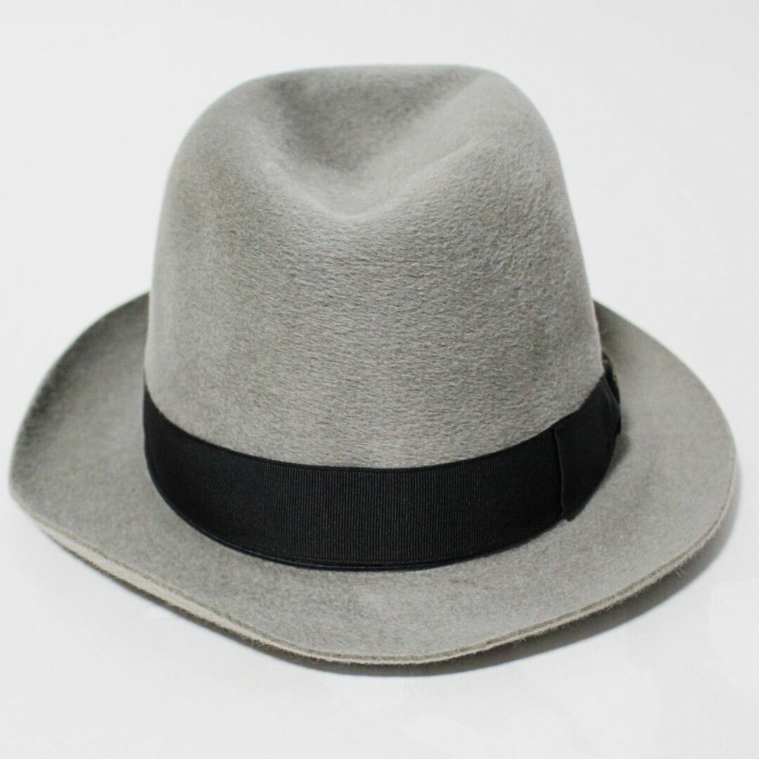 Borsalino(ボルサリーノ)の新品 ボルサリーノ イタリア製 高級セルベルトフェルトハット ５８サイズM相当 メンズの帽子(ハット)の商品写真