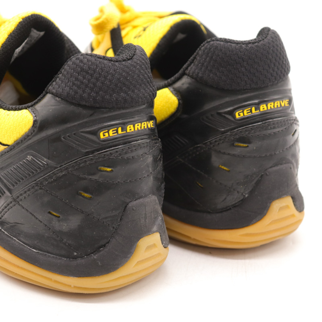 asics(アシックス)のアシックス ハンドボールシューズ GELBRAVE WIDE 3 ゲルブレイブワイド インシューズ THH526 靴 メンズ 25.5cmサイズ イエロー asics メンズの靴/シューズ(スニーカー)の商品写真